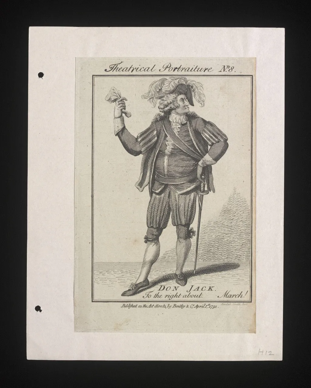Mr John Palmer as Don Jack, by Unknown, 1