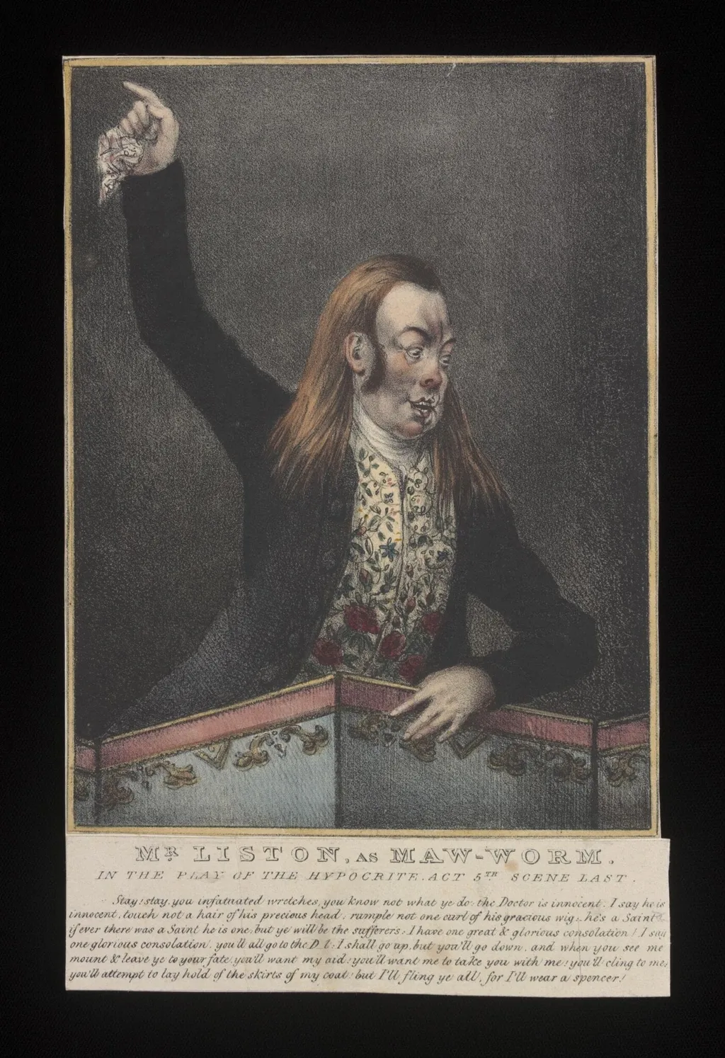 Mr Liston as Maw-Worm in the Hypocrite, by Unknown, 1850