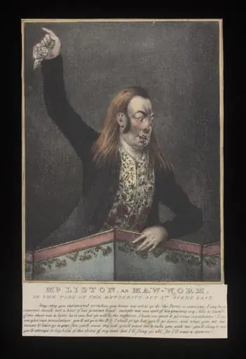 Mr Liston as Maw-Worm in the Hypocrite, by Unknown