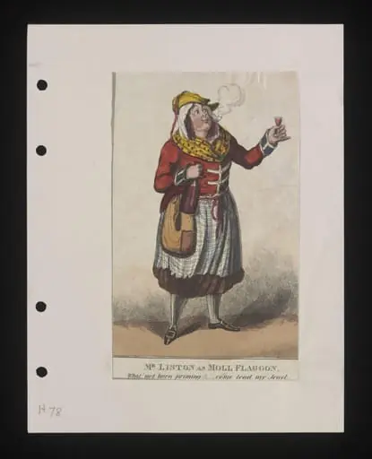 Mr Liston as Moll Flaggon, by Unknown
