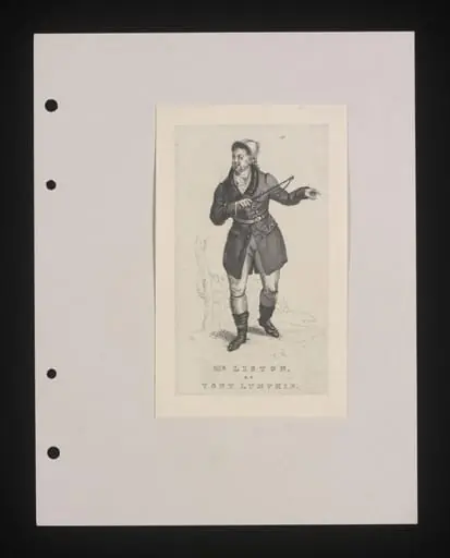Mr Liston as Tony Lumpkin, by Unknown
