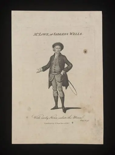 Mr. Lowe at Sadler's Wells, by Unknown