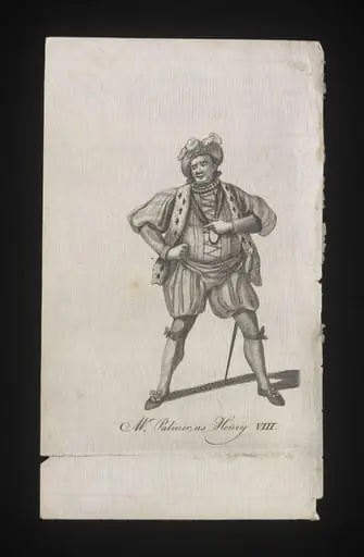 Mr Palmer as Henry VIII, by Unknown