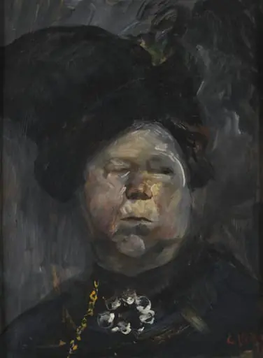 Mrs Blom, by Unknown