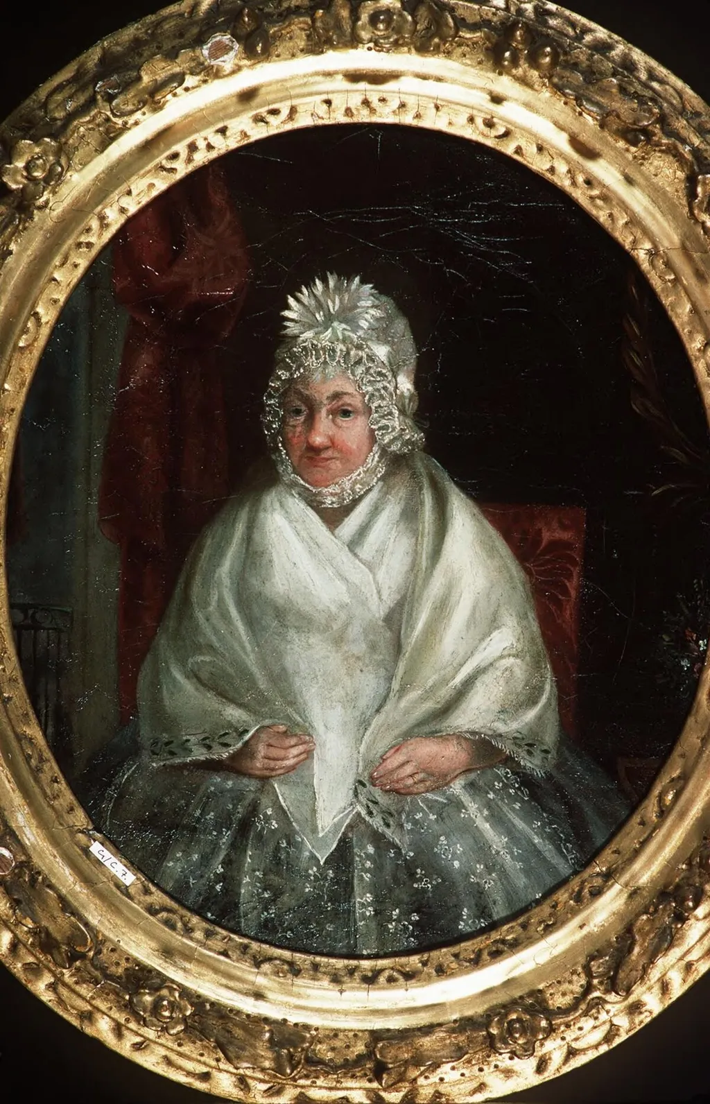 Mrs Holloway, by Unknown, oil, 1700