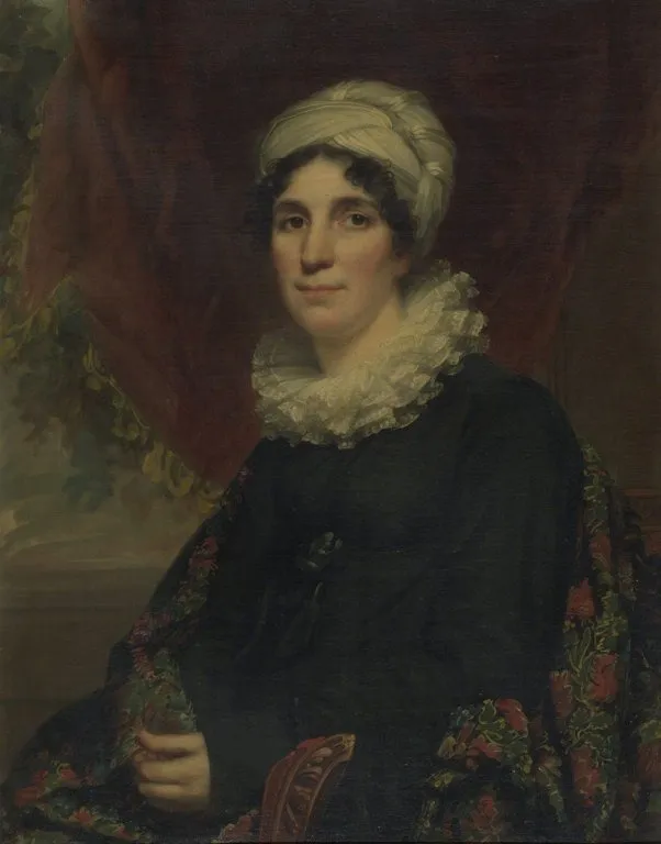 Mrs. James K. Bogert, Jr., by Unknown, oil, 1819