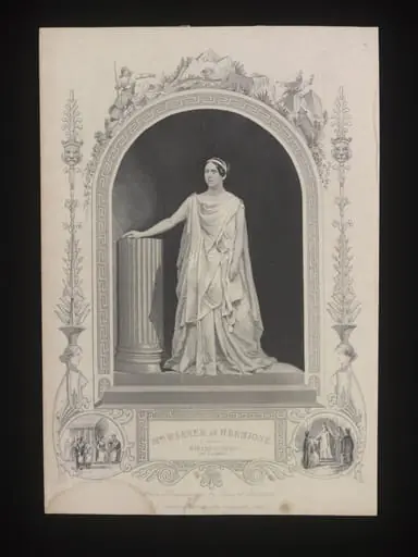 Mrs Warner as Hermione, by Unknown