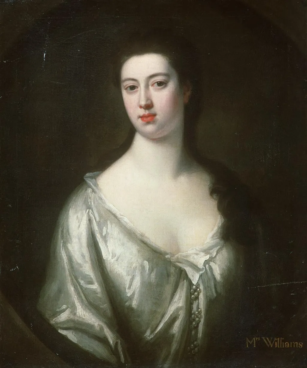 Mrs Williams, by Unknown, oil, 1700