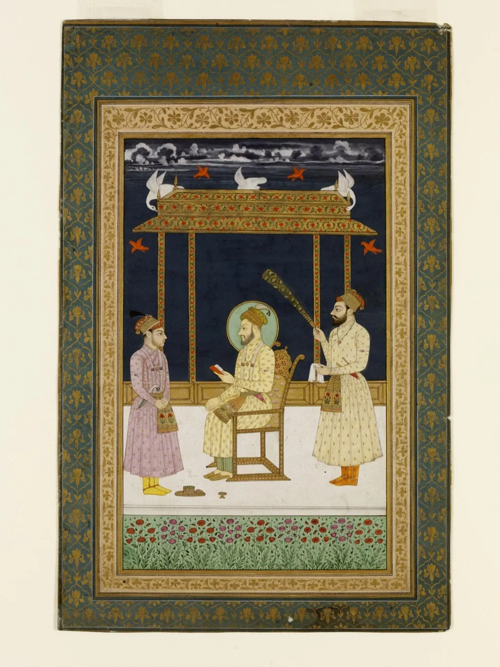 Muhammad Kam Bakhsh, by Unknown, paint, 1700