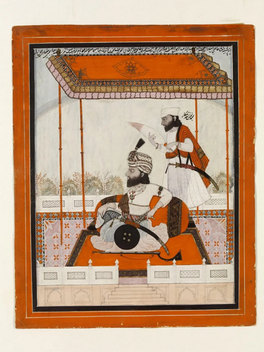 Muhammed Haji Khan, by Unknown, paint, 1850