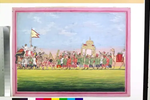 Muslim festival scene, by Unknown