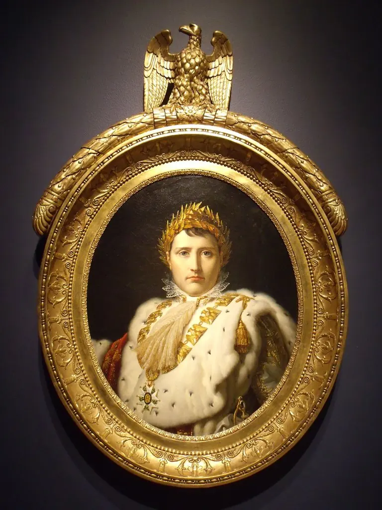 Napoleon the first in Coronation robe, by Unknown