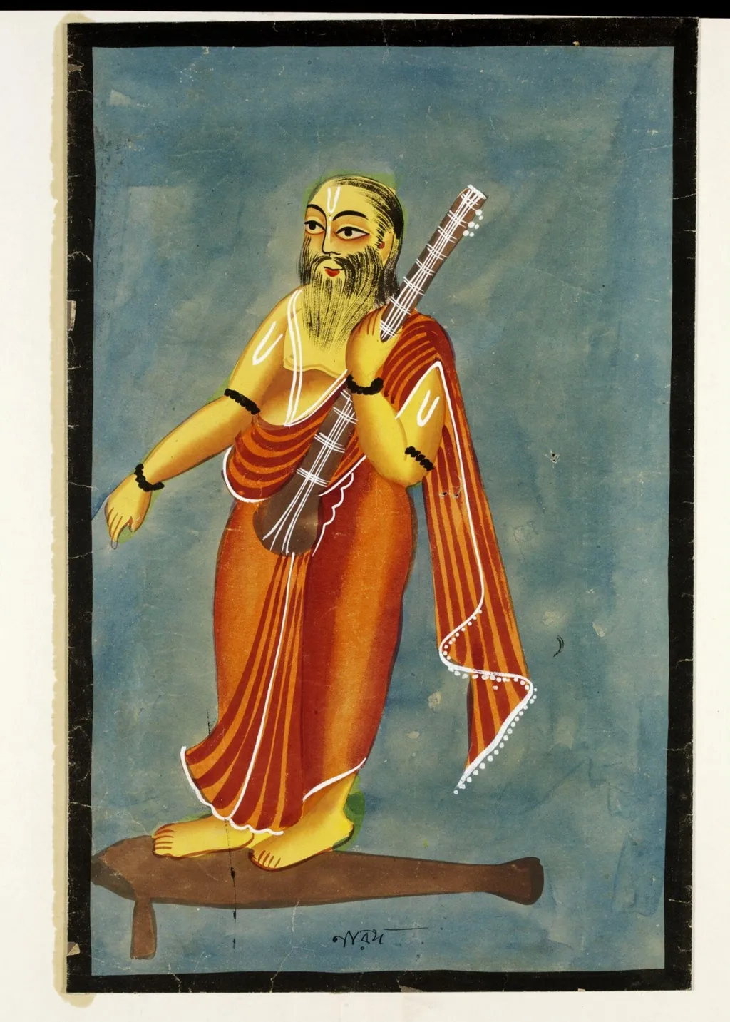 Narada, by Unknown, paint, 1885