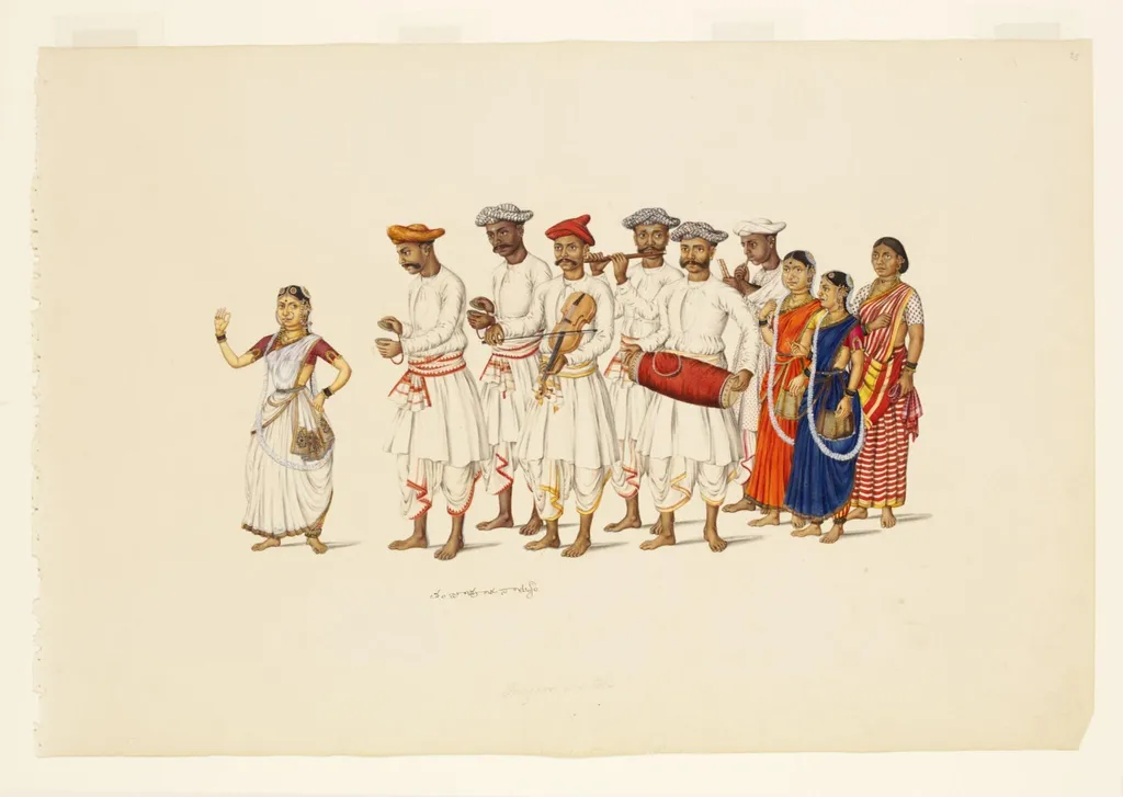 Nautch party, by Unknown, paint, 1830