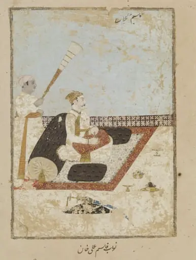 Nawab Mir Qasim Khan, by Unknown