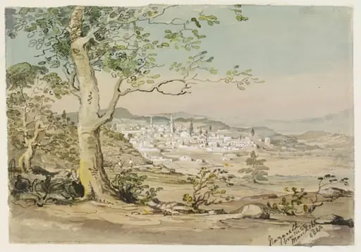 Nazareth.  from the SE, by Unknown