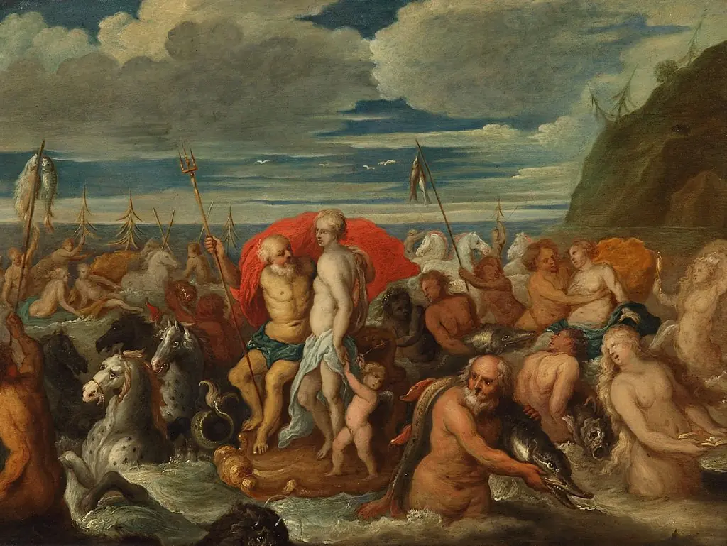 Neptun und Amphitrite, by Unknown