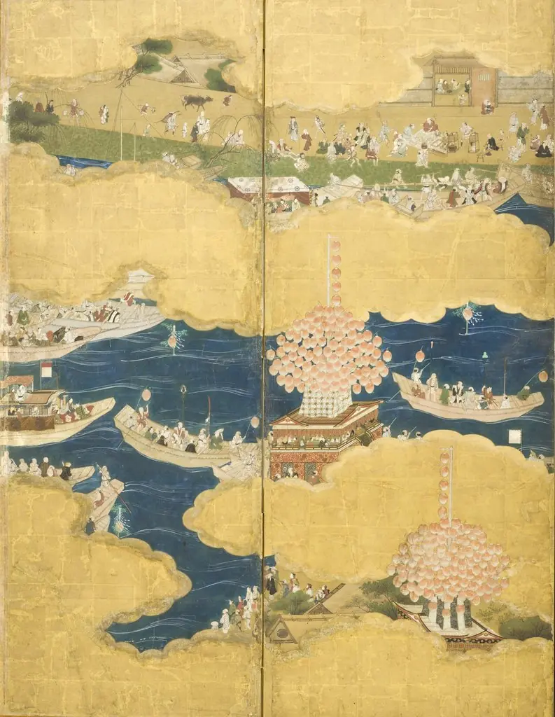 Night Festival of Tsushima Shrine, by Unknown
