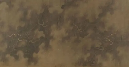 明 佚名 陳容(僞款) 九龍行雨圖 卷|Nine Dragons, by Unknown