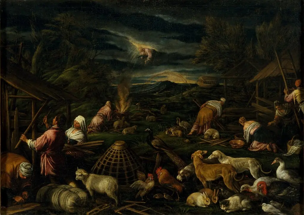Noah after the Flood, by Unknown