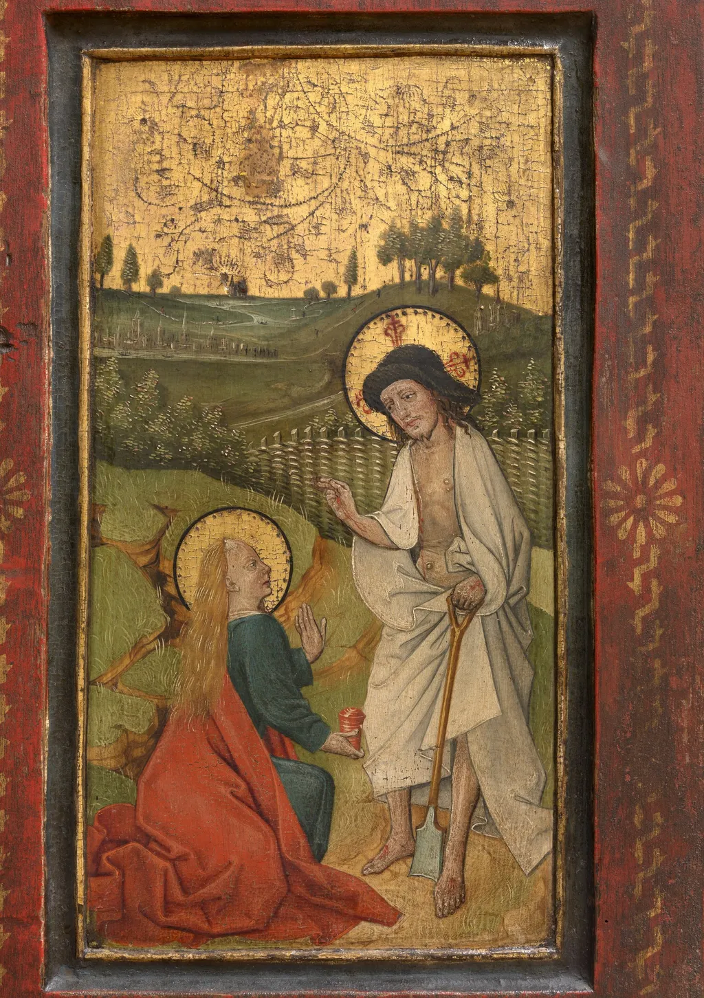 Noli me tangere, by Unknown, oil, 1550