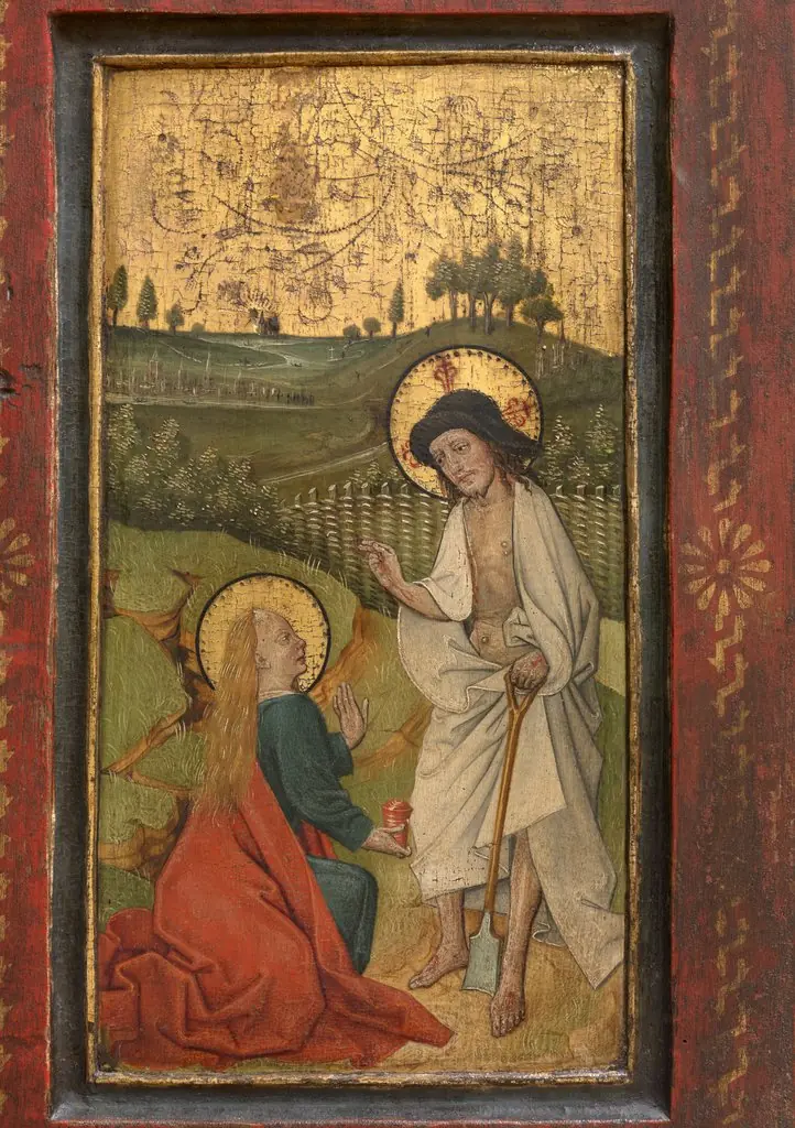 Noli me tangere, by Unknown