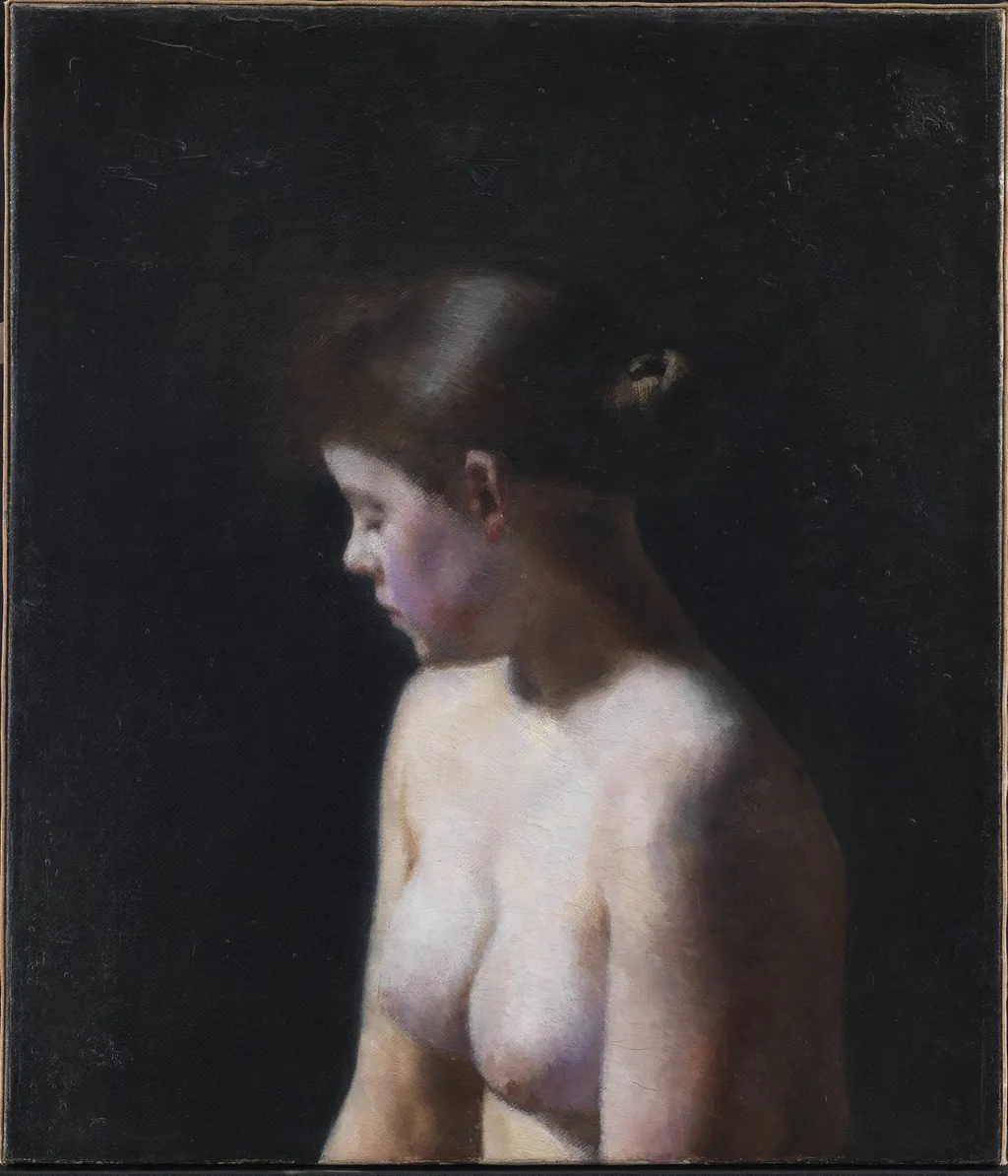 Nude Female Model, by Unknown, 1884