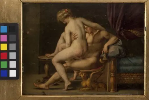 Nuditet med mand og kvinde, by Unknown