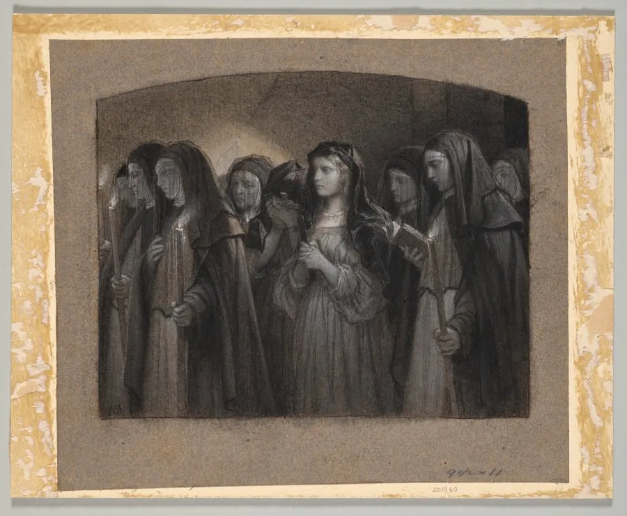 Nuns, by Unknown, 1804