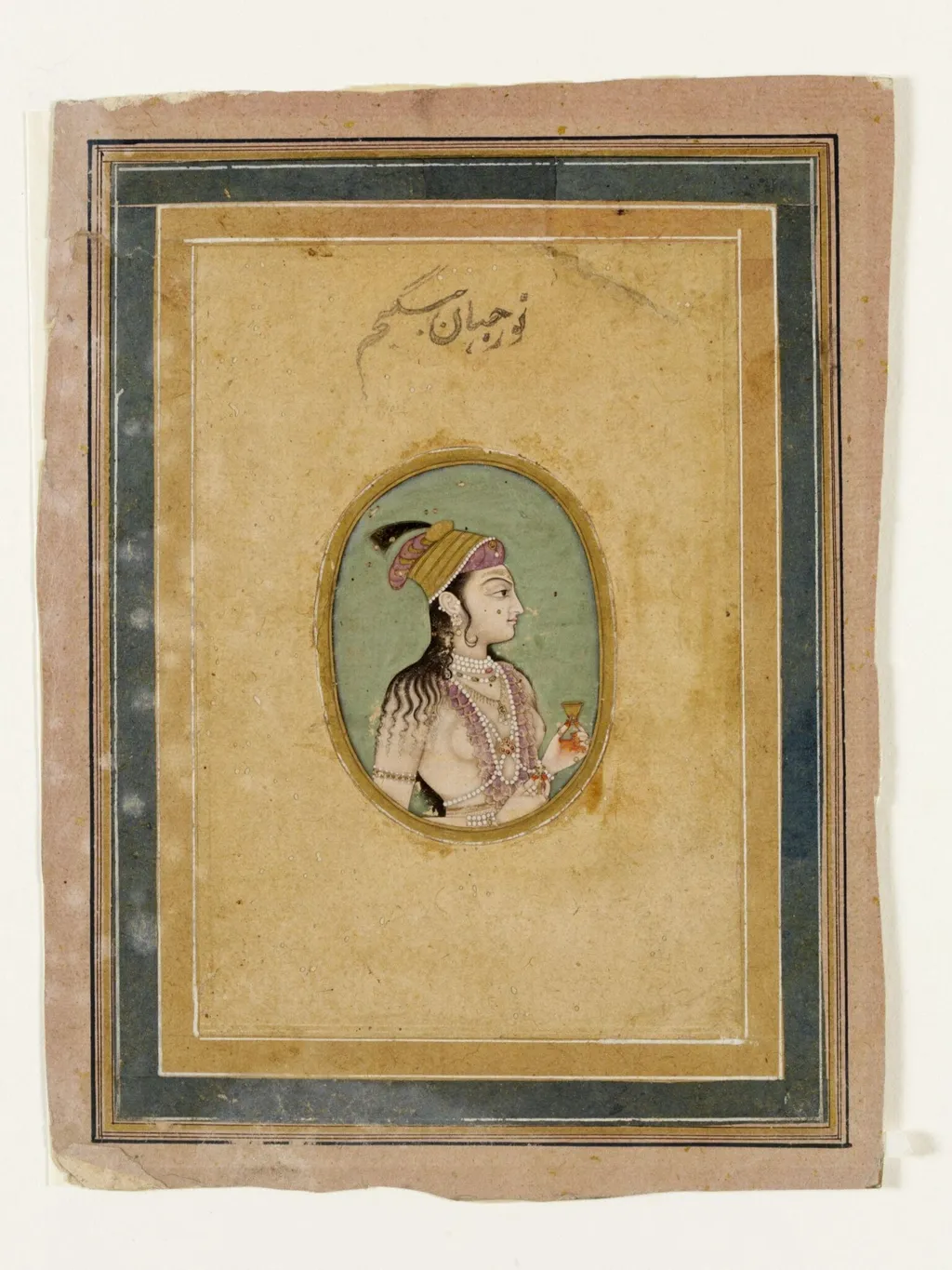 Nur Jahan, by Unknown, paint, 1750