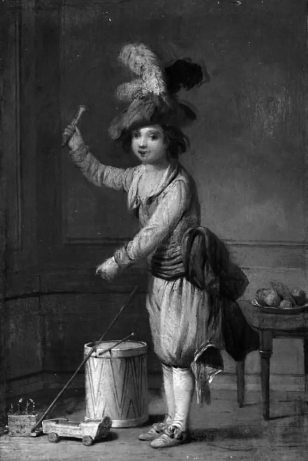 Nursery with a Boy in Fancy Dress, by Unknown, 1782
