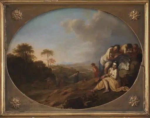 Nymphs in a Landscape, by Unknown