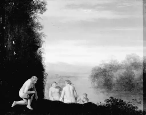 Nymphs in the Bath, by Unknown