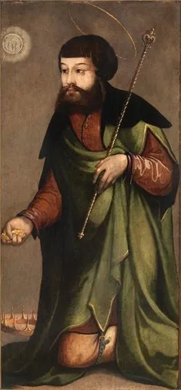 O Infante D. Duarte como Santo Eduardo de Inglaterra, by Unknown, unspecified, 1600