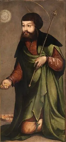 O Infante D. Duarte como Santo Eduardo de Inglaterra, by Unknown