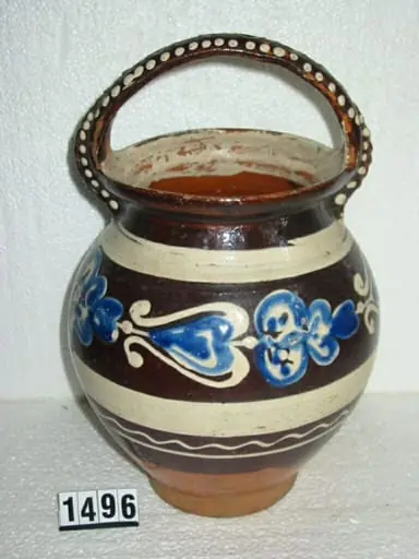oală de lapte cu mănușar, by Unknown