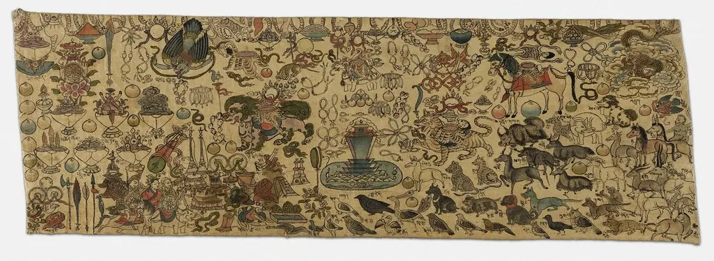 Offerings to Mahakala, by Unknown