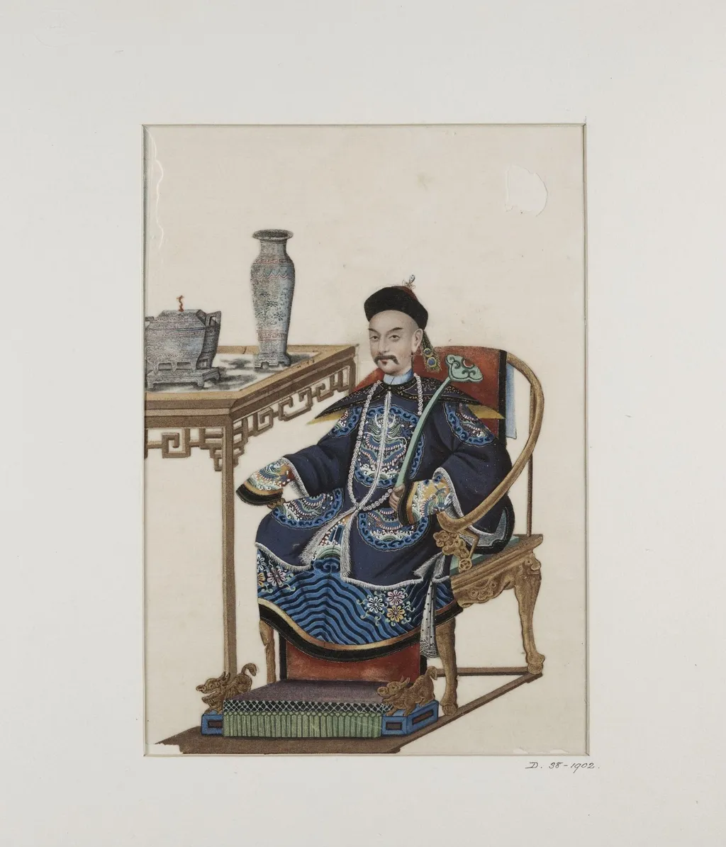 Official, by Unknown, paint, 1870