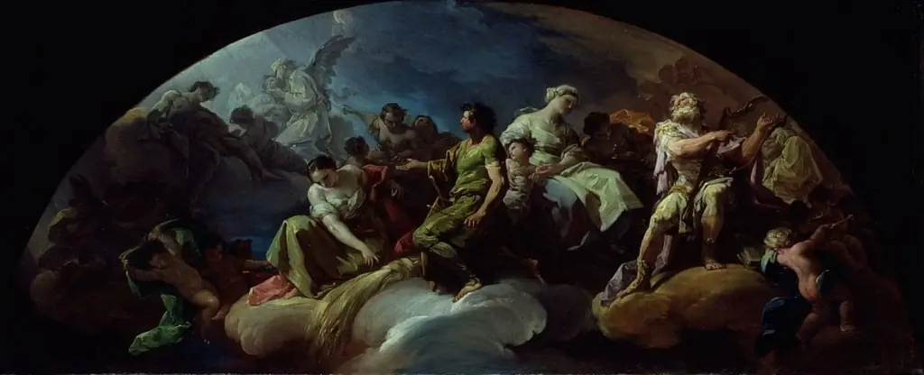 Old Testament Figures in Paradise, by Unknown