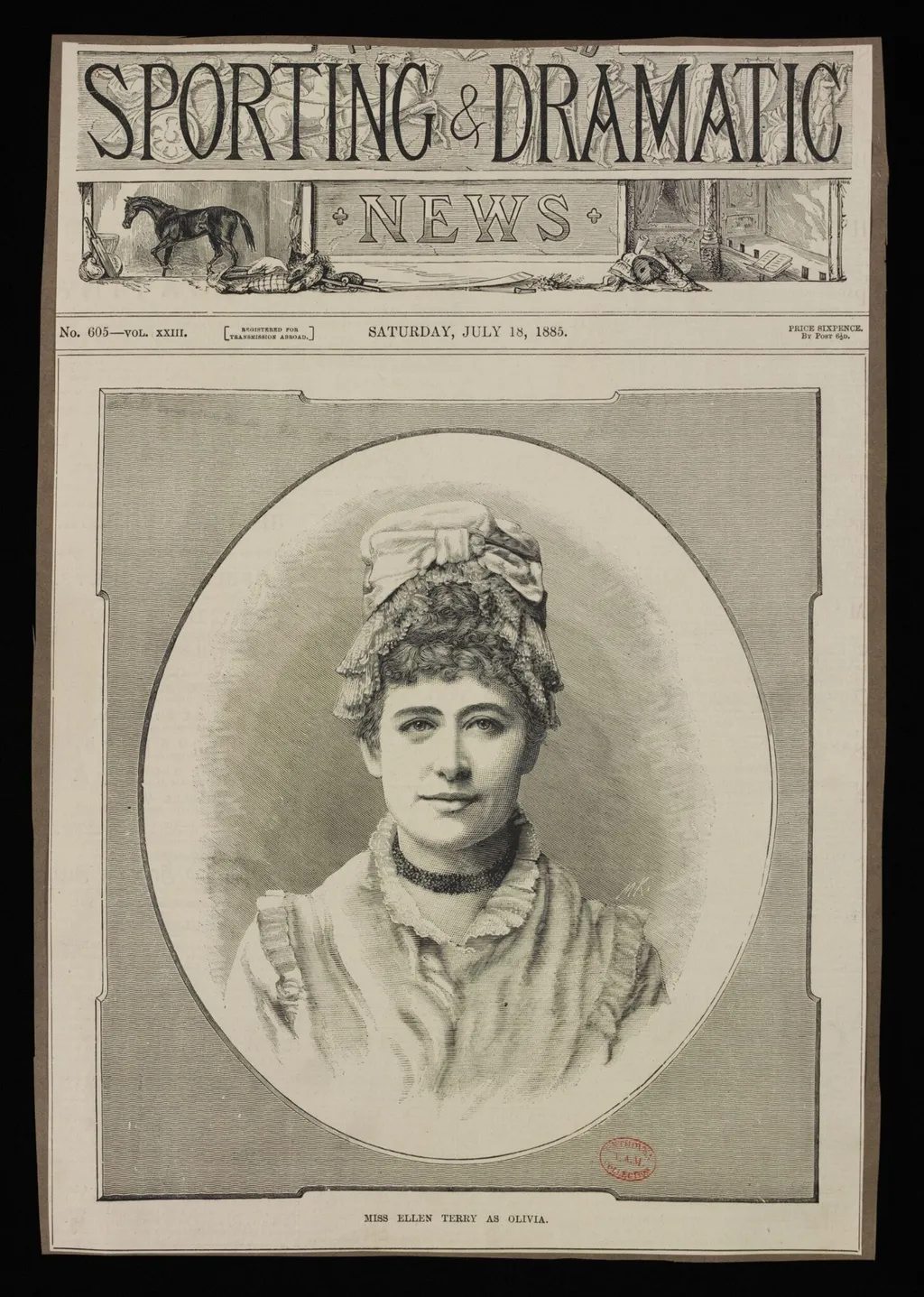 Olivia, by Unknown, 1885