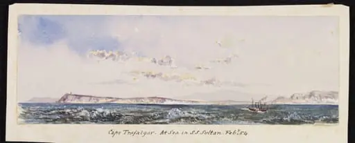 On board the P. & O. Ship Sultan Cape Trafalgar -, by Unknown