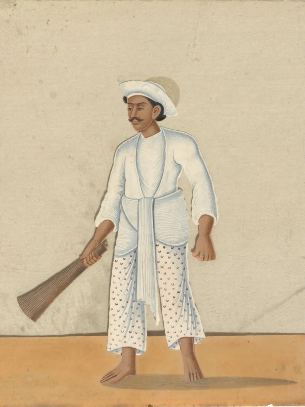One of eighteen paintings of trades and domestic servants., by Unknown, paint, 1870