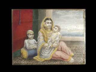 One of five paintings of Indian ladies., by Unknown, 1835