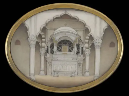 One of five views of Delhi and one of Lahore., by Unknown