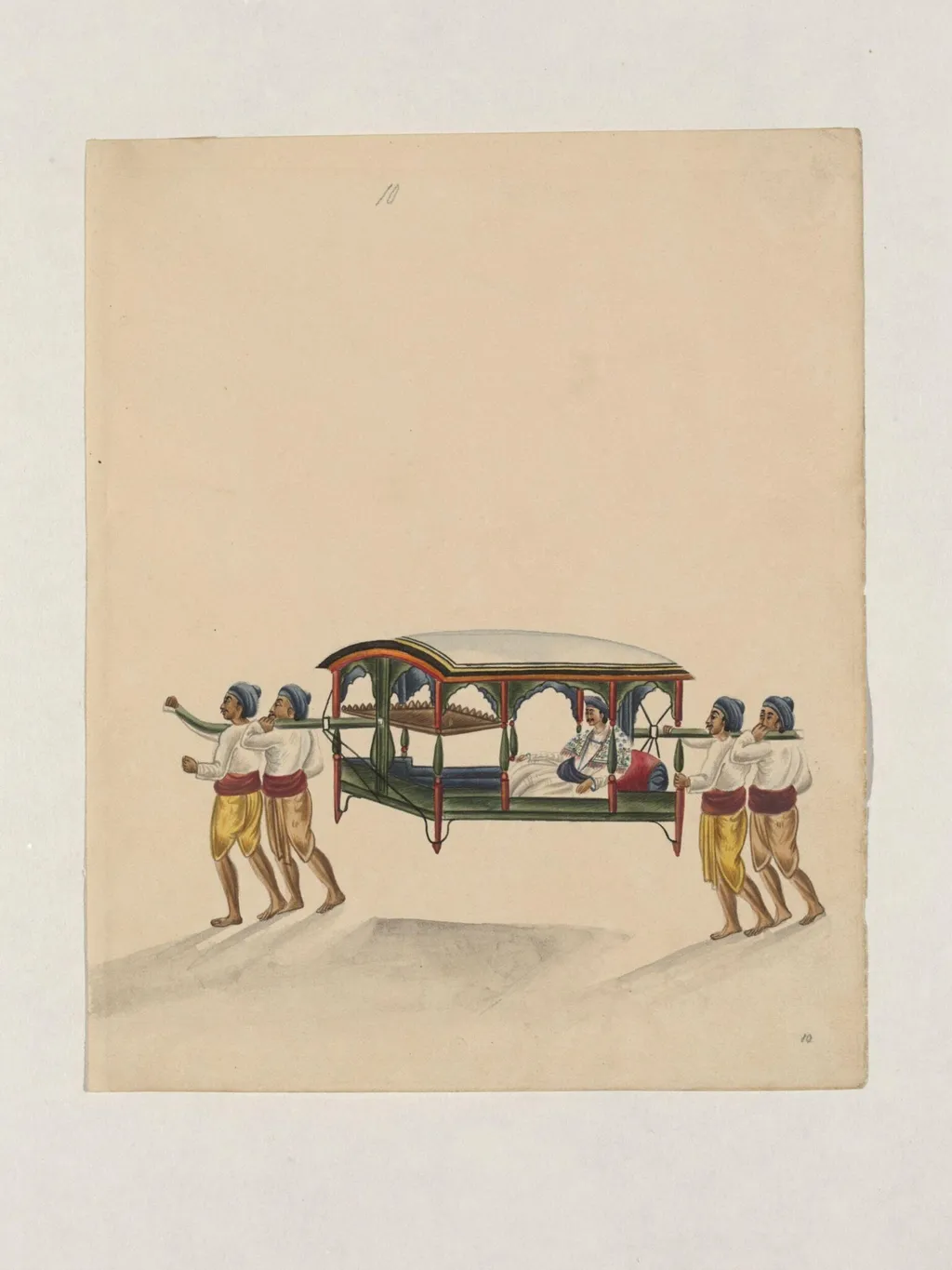 One of Forty-two drawings of occupations and conveyances, by Unknown, paint, 1815