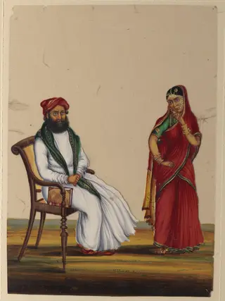 One of six paintings of occupations, by Unknown, 1850