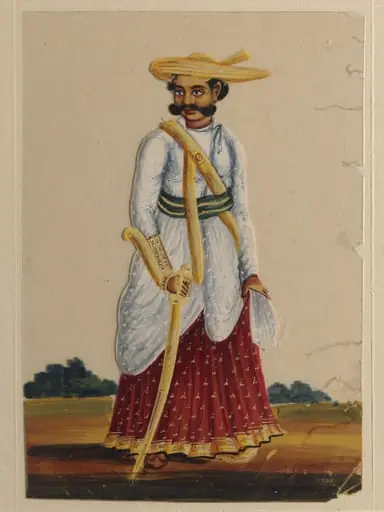 One of twelve paintings depicting occupations., by Unknown