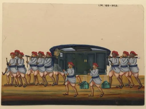 One of twenty-eight paintings, fifteen depicting occupations, thirteen depicting deities., by Unknown