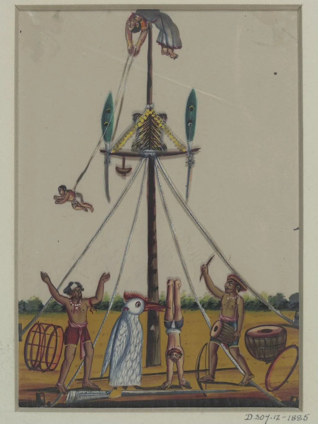 One of twenty-four paintings of South Indian castes and occupations., by Unknown, paint, 1850
