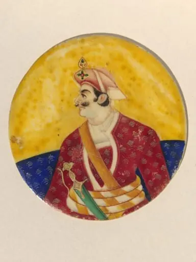 One of twenty-seven portraits on ivory of rulers and historical personages of the nineteenth century., by Unknown
